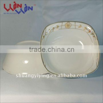 5.5" Ceramic Bowl / Suqare shape /Chaozhou Factory