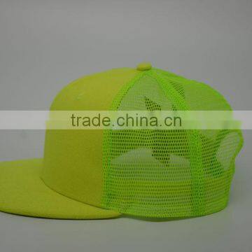Custom Cheap Flat Bill Blank Trucker Cap photo-3