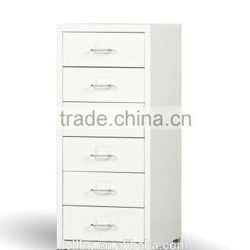 Modern Factory Price 6 drawer movable pedestal tool cabinet