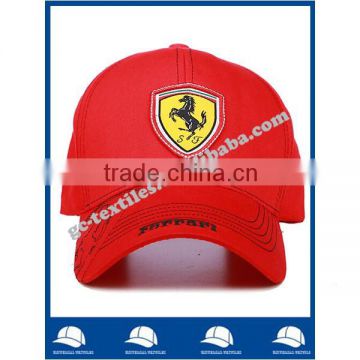 cheap advertising promotional china manufacturer red cotton twill custom logo baseball cap