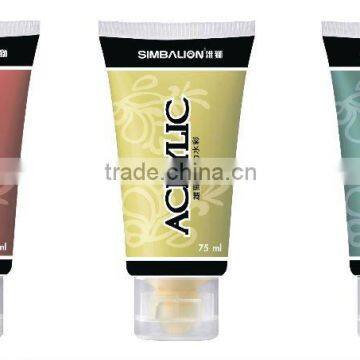 ACRYLIC COLOR (TRANSPARENT) - 75 ml tube packaging