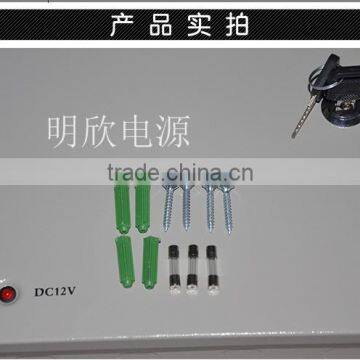 DC 12V 10A 9ch Output 120W Multiple Power Supply With Battery Backup for CCTV Camera System Metal Box Switching Power Supply photo-3