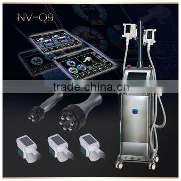 2016 new products Q9 multiheads cool slimming machine with rf&photon