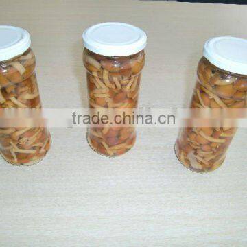 Nameko mushroom in 580ml glass jar