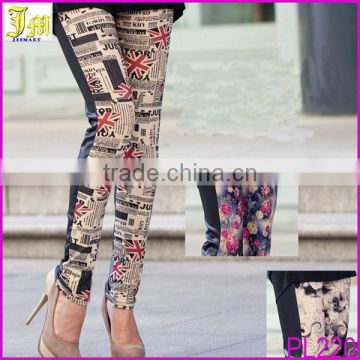 Wholesale Custom Printed Leggings New Arrival Sexy Faux Leather Leggings Hot Sell In UK