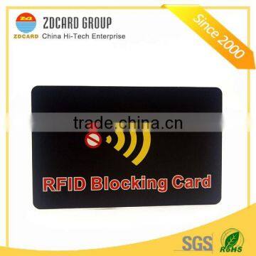 UHF PVC RFID Blocking Card For Access Control