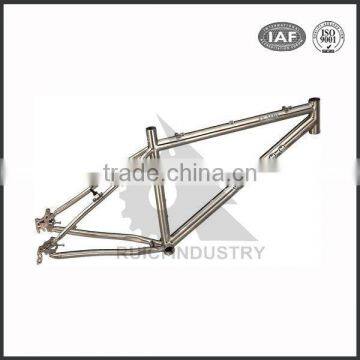 China direct factory titanium bicycle frame