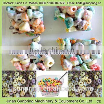 Crispy breakfast cereal fruit loops machine