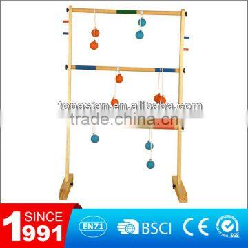 Ladder golf wooden ladder lasso game set