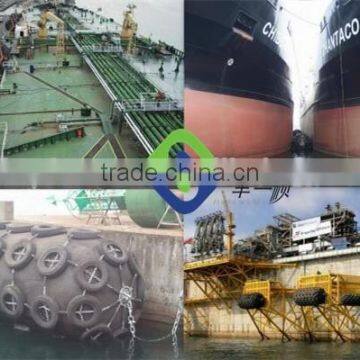 Dia2.0mX3.5m floating type pneumatic fender used for jack up drilling rig