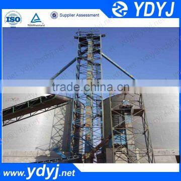 Carbon steel bucket elevator and silo for industrial use