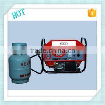 2015 Hot Sale 6500 5kw 165cc LPG Gasoline Generator