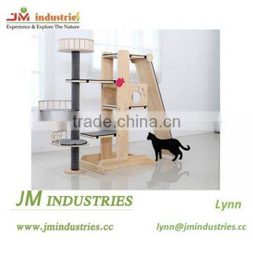 Easy Cleaning Luxury Wooden Cat Tree Tower for Sale photo-6