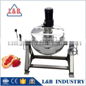 Sauce jacketed kettle mixer/jacket kettle cooker/jacketed kettle for jam price