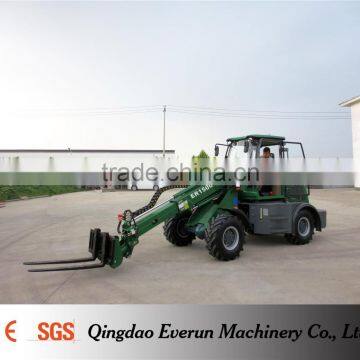 Everun New Condition ER1500 Telescopic Wheel Loader with Pallet Forks