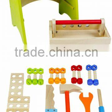 Creative DIY Wooden Tool Table Assembly Toy Disassembling Screw Toys photo-4