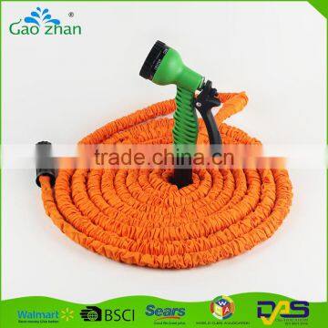 High pressure expandable water hose with multi-function hose spray gun