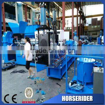 Waste Plastic LDPE HDPE Nylon Bags Three Stage Water Ring Hot Cut Pellletizing Recycling Line With High Output Low Price photo-4