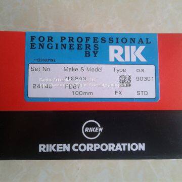 High Performance Long Working Life RIK Piston Ring FD6T 100MM photo-3