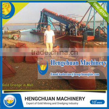 Best selling gold dust separation machine/small gold dredger in africa OEM