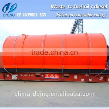 High Grade Waste Tyre Oil Recycling Pyrolysis Machine Exported to Malaysia photo-4