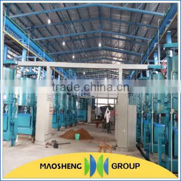 200ton/day new system maize germ oil refinery production mill