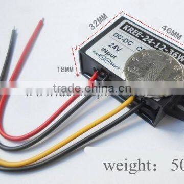 24V Turn 12V3A 2A Power Converter DC-DC Buck DC to AC Power Automotive Power Module Foot photo-2