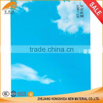 Mould-Proof Membrane Room Wallpaper Blue Sky Film Pvc photo-3