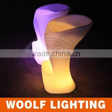 Plastic Rechargeable 16 Colors RGB Waterproof IP65 LED Bar Stool photo-5