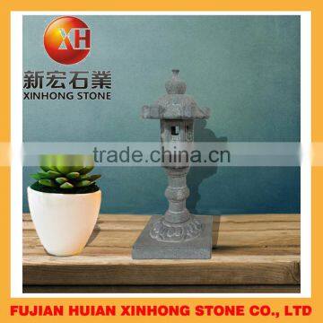 chinese factory directly carved natural decorative stone mini lantern