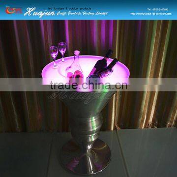 big led ice cooler/promption ice bucket steel stand