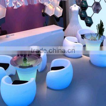 electronic light bar furniture/bar chair with16 flashing color change