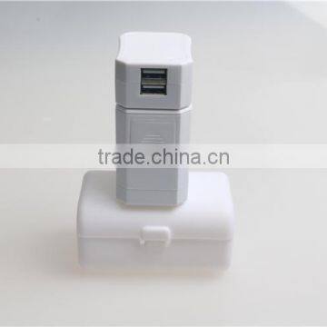 The Most Important travel accessory Unviersal Travel Adapter Charger with double USB port of 1000MA