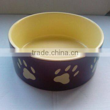 promotion pet bowl ceramic dog bowl ceramic cat bowl