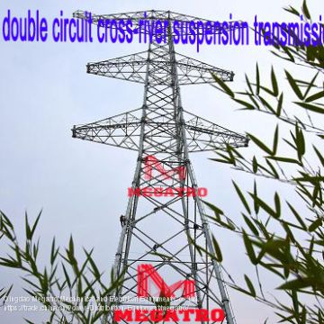 MEGATRO 750kV double circuit cross-river suspension transmission tower