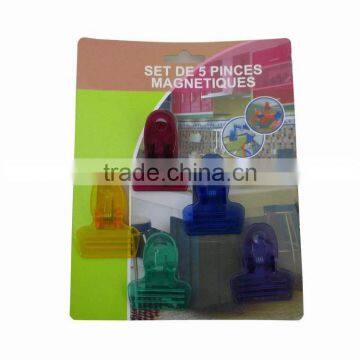 Trade Assurance Colorful Magnetic Plastic Spring Clip photo-6