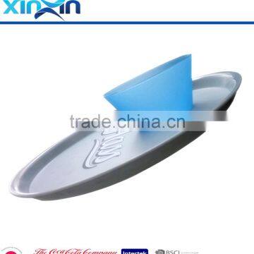 Round Serving Tray With Anti-slip Coating 36CM photo-3