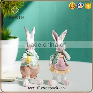 Creative Resin Rabbit Household Decorations and Decorations photo-3