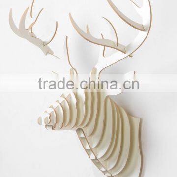 Decorative Decor of China Newly Design Art Mounted Wooden Animal Heads photo-6