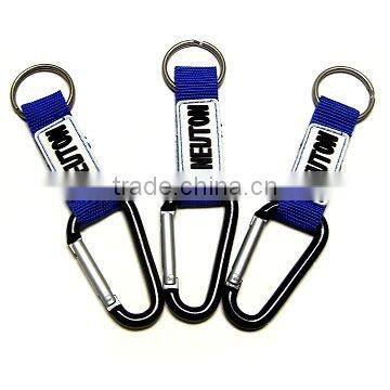 Carabiner keychain with lanyard