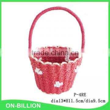 Cheap Paper Rope Woven Small Fancy Kids Basket for Candy photo-5