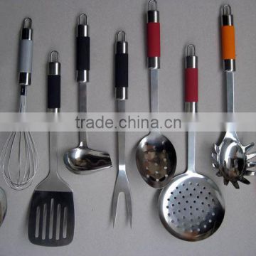 Hot sale stainless steel metal frying ladle