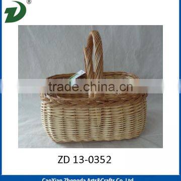 Pure Handmade Willow Basket for Picnic photo-5
