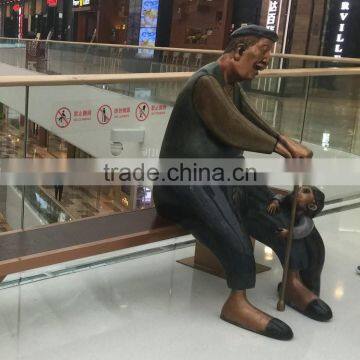 Old Man Statue Character for Mall photo-5