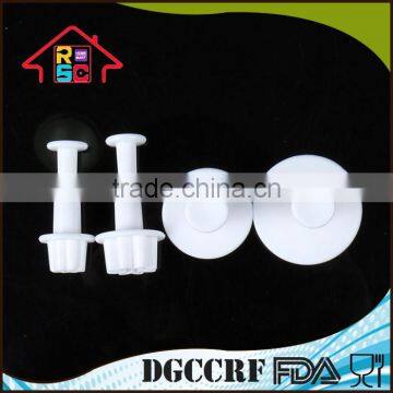 NBRSC Four-piece Floriated Printing Cookie Press Mold Pastry Stamp photo-4