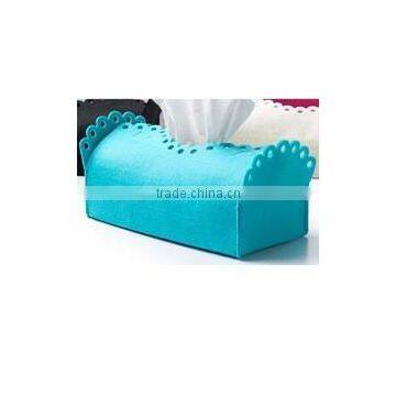 2017 hot new products  website china supplier wholesale eco-friendly felt dinner napkin box facial mini tissue box