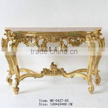 Reproduction Furniture Set Console Table With Mirror For Living Room Decoration photo-4