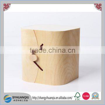 Caoxian factory wholesale Birch veneer tea packing box