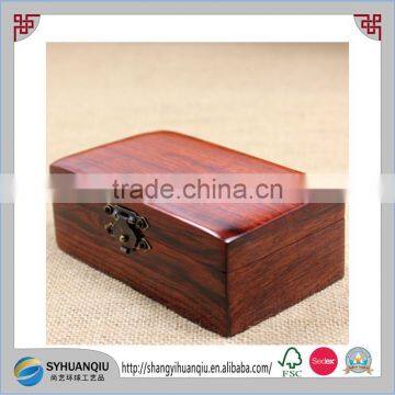 2015 hot sell red finished wood tomato packing box