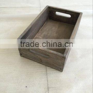 Rustic Serving Tray Paulownia Wooden Tray- Paulownia Wood Breakfast Tray